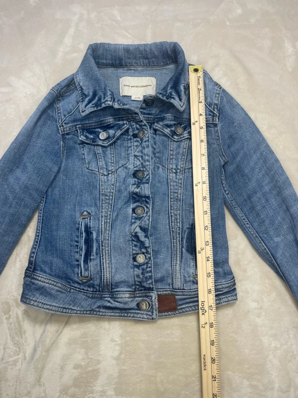 Anthropologie Pilcro and the Letterpress Light Blue Denim Jacket Women’s XS - Picture 7 of 8